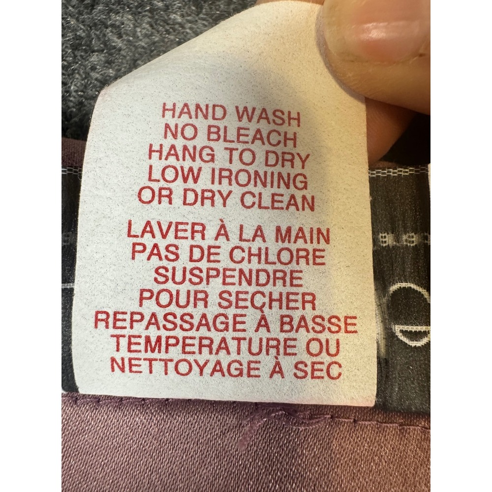 Vintage Leede Bede Mauve Suede Jacket Womens Size 16 Button Front 90s - Picture 4 of 8